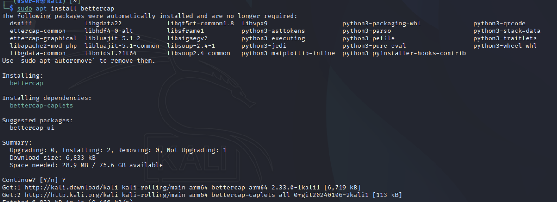 ARP Spoofing and MiTM Attack