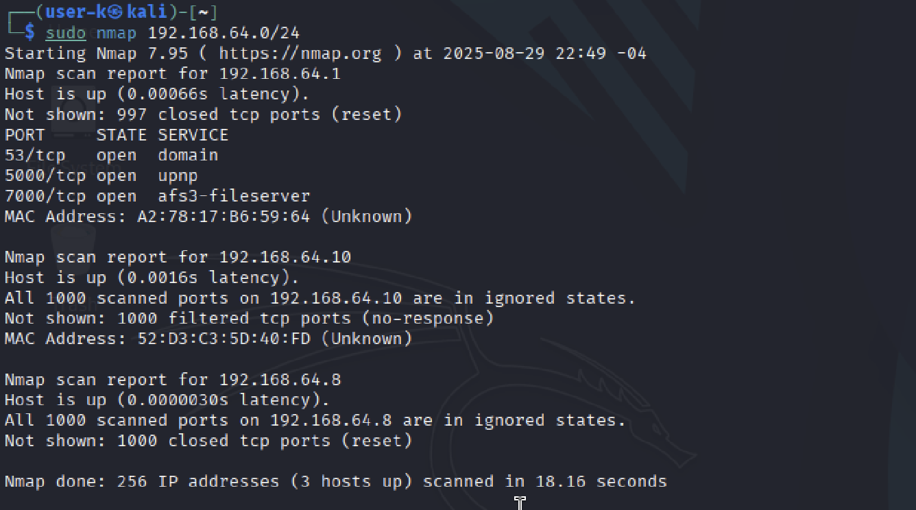 ARP Spoofing and MiTM Attack